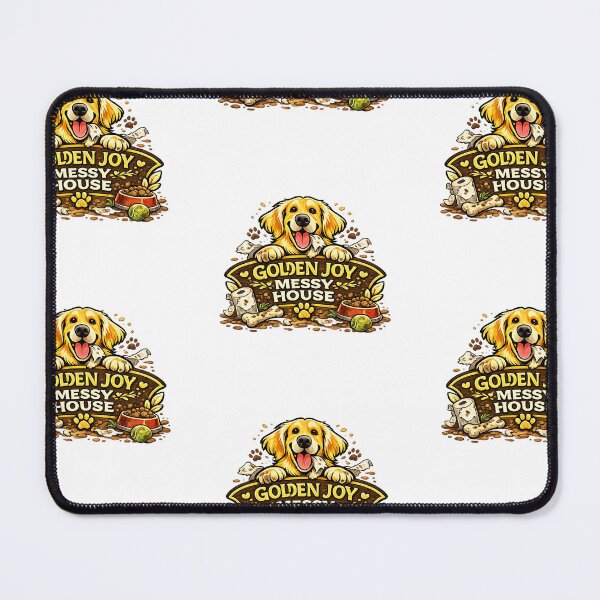 Item preview, Golden Joy Messy House Golden Retriever Gift designed and sold by WildVista.