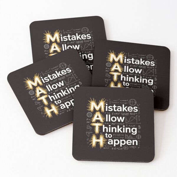 Item preview, Math Mistakes Allow Thinking To Happen – Funny Math Saying For Math Teacher designed and sold by Redgiant87x.