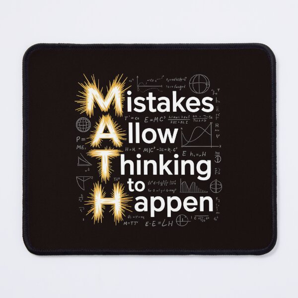 Item preview, Math Mistakes Allow Thinking To Happen – Funny Math Saying For Math Teacher designed and sold by Redgiant87x.