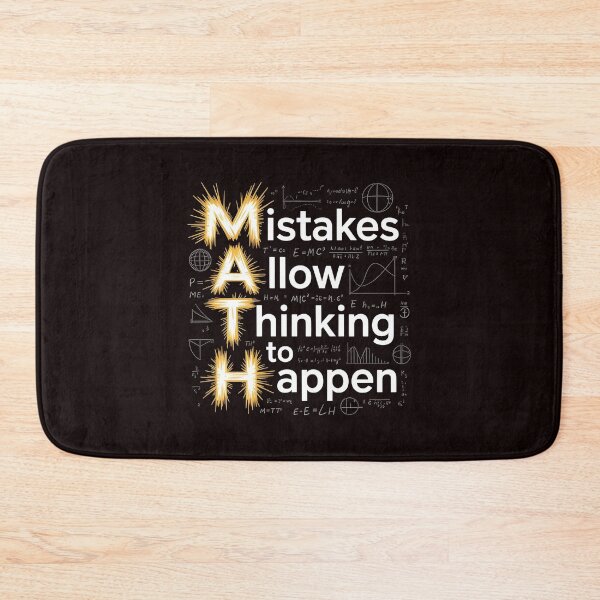 Item preview, Math Mistakes Allow Thinking To Happen – Funny Math Saying For Math Teacher designed and sold by Redgiant87x.