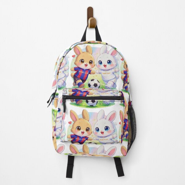 Item preview, Kawaii Rabbits Playing Soccer. designed and sold by Lylysun.