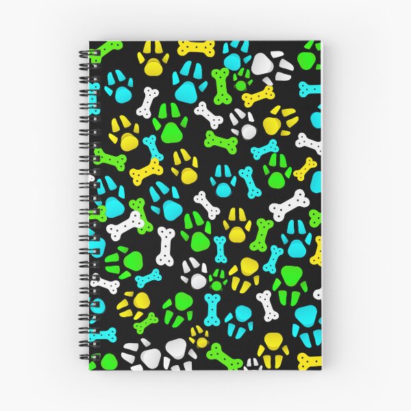 Item preview, Paws and Bones Print Neon Pet Fun designed and sold by NotEqualOfficial.