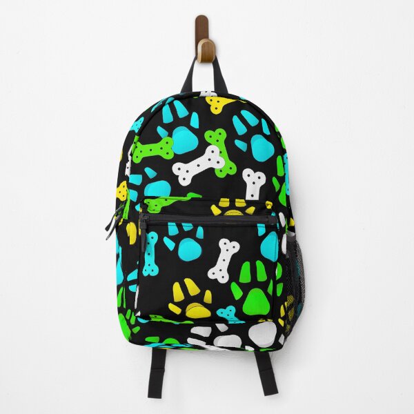 Item preview, Paws and Bones Print Neon Pet Fun designed and sold by NotEqualOfficial.