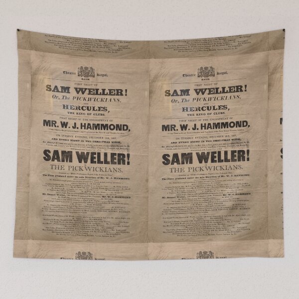 Item preview, Vintage 19th Century Poster Charles Dickens designed and sold by KALEIDOSCOPE UK.