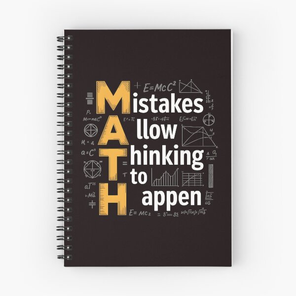 Item preview, Math Mistakes Allow Thinking To Happen – Math Teacher Humor Quote designed and sold by Redgiant87x.