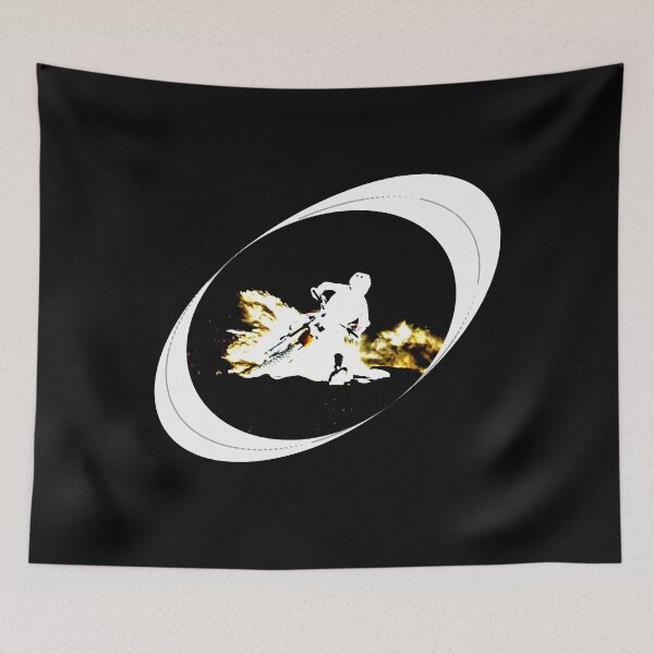 Item preview, Dirtbike rider riding having fun in the desert designed and sold by pixperienz4u.