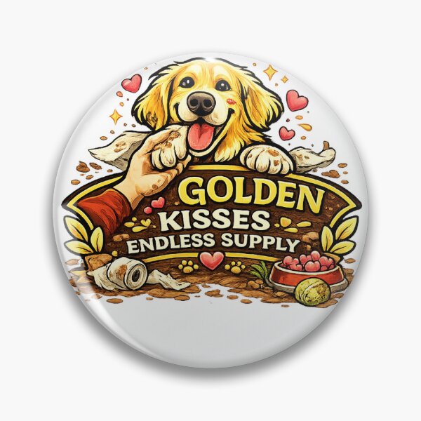 Item preview, Golden Kisses Endless Supply Golden Retriever Gift designed and sold by WildVista.