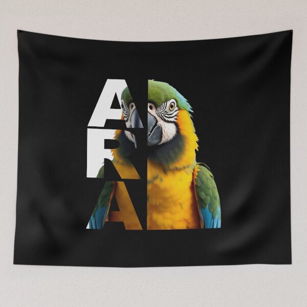Item preview, Ara ararauna Portrait designed and sold by dkza.