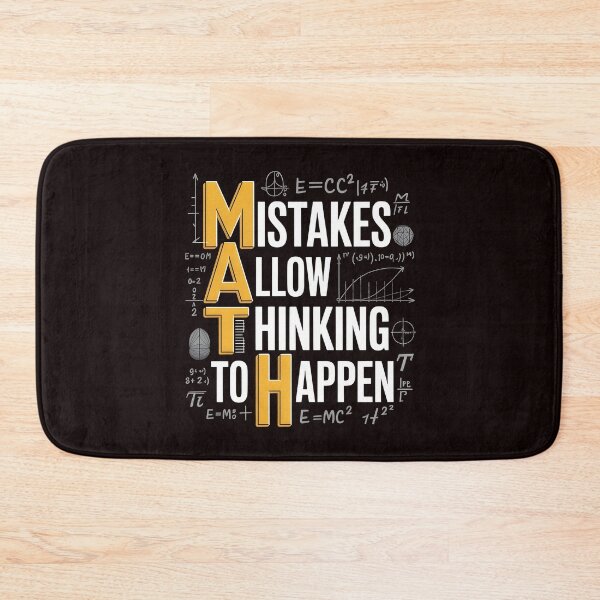 Item preview, Math Mistakes Allow Thinking To Happen – Funny Math Saying For Math Lovers designed and sold by Redgiant87x.
