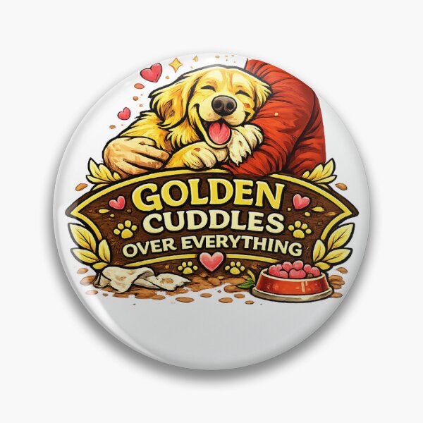 Item preview, Golden Cuddles Over Everything Golden Retriever Gift designed and sold by WildVista.