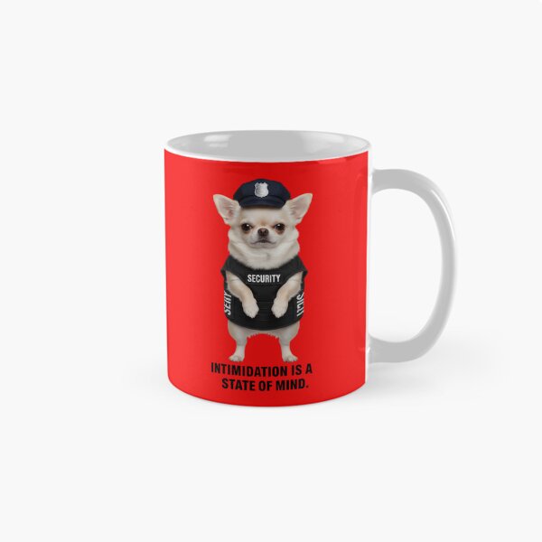 Item preview, Small Dog Big Security Energy – Funny Chihuahua Shirt designed and sold by Maximilianos.