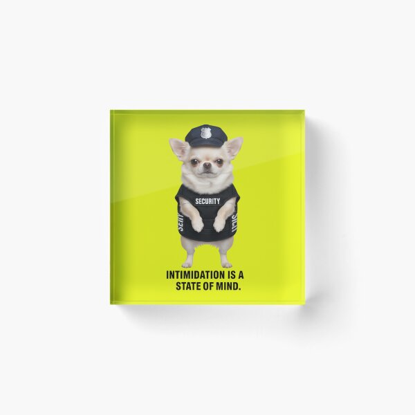 Item preview, Small Dog Big Security Energy – Funny Chihuahua Shirt designed and sold by Maximilianos.