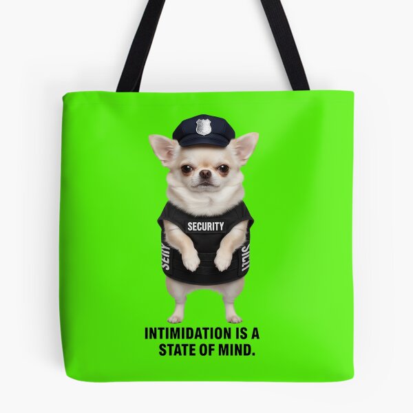 Item preview, Small Dog Big Security Energy – Funny Chihuahua Shirt designed and sold by Maximilianos.