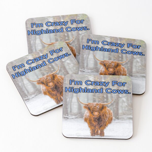 Item preview, I'm Crazy For I'm Crazy Highland Cows  designed and sold by Cat Haven & Rescue .