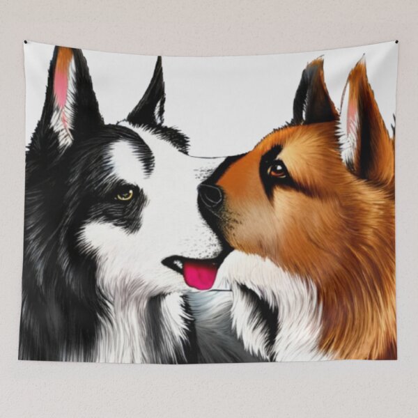 Item preview, Abstract Cute Little Dog Illustration designed and sold by RAISC.