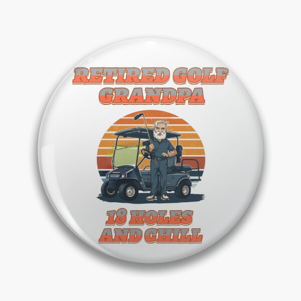 Item preview, Retired Golf Grandpa 2026 18 Holes and Chill T-Shirt   designed and sold by TwistedComicLab.