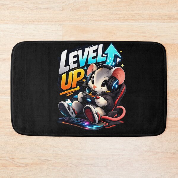 Item preview,  Gaming Mouse – Tiny gamer. Level up. designed and sold by Natart1004.