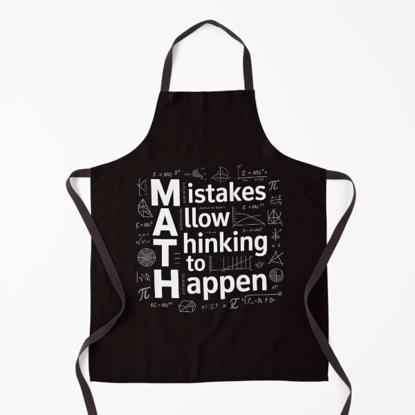 Item preview, Math Mistakes Allow Thinking To Happen – Math Teacher Inspirational Quote designed and sold by Redgiant87x.