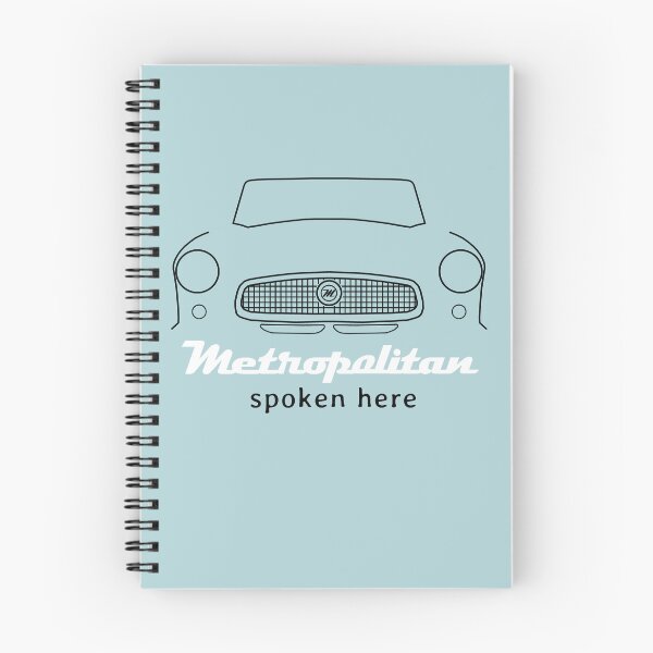 Item preview, Nash Metropolitan 1950s classic car "spoken here" (black/white) designed and sold by soitwouldseem.