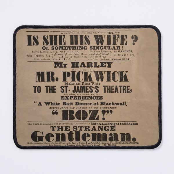 Item preview, Vintage 19th Century Poster Charles Dickens designed and sold by KALEIDOSCOPE UK.