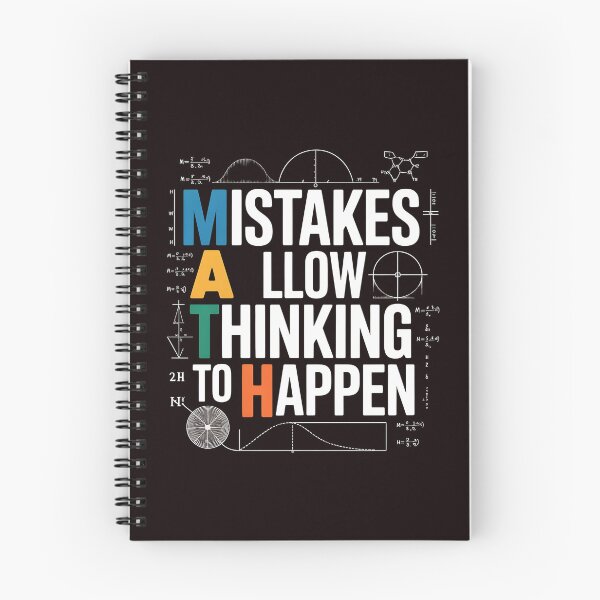 Item preview, Math Mistakes Allow Thinking To Happen – Math Lover Funny Math Saying designed and sold by Redgiant87x.
