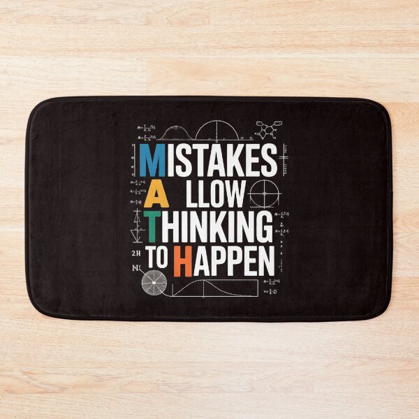 Item preview, Math Mistakes Allow Thinking To Happen – Math Lover Funny Math Saying designed and sold by Redgiant87x.