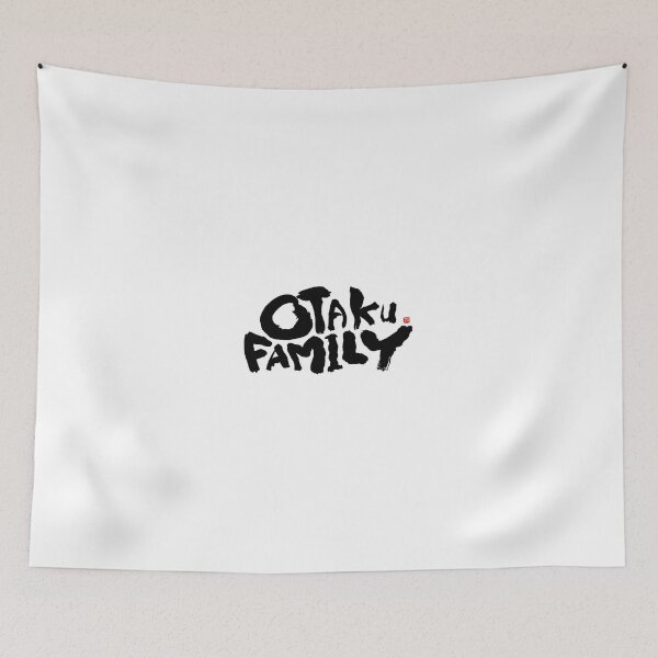 Item preview, OTAKU FAMILY in English | Black text designed and sold by TaisanNYC.