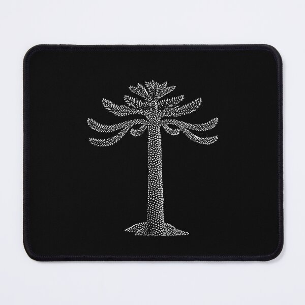 Item preview, Araucaria Araucana (Monkey Puzzle Tree) Botanical Dot Art designed and sold by ConcienciaEco.