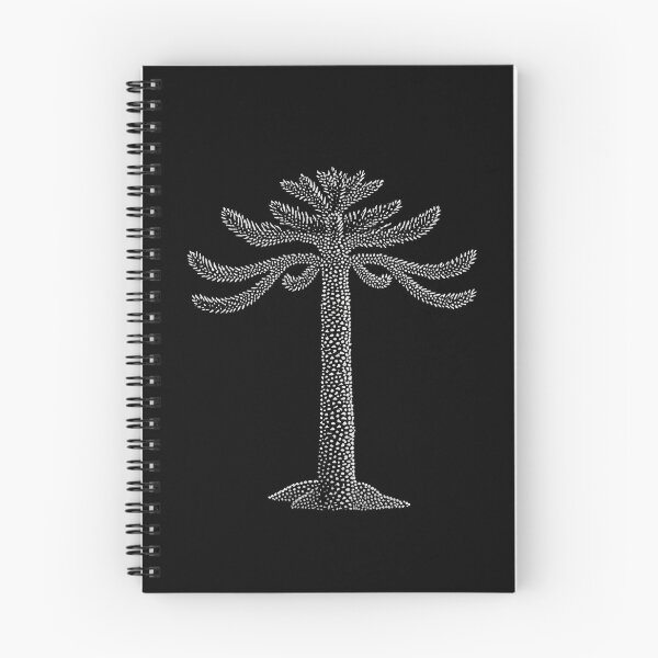 Item preview, Araucaria Araucana (Monkey Puzzle Tree) Botanical Dot Art designed and sold by ConcienciaEco.