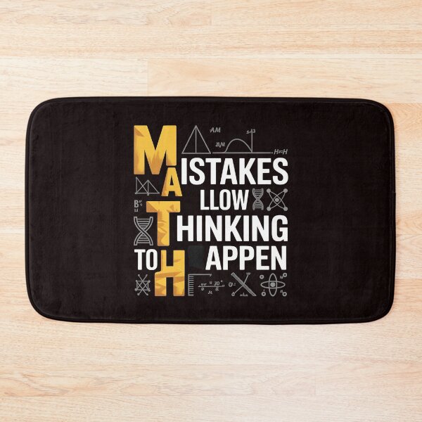 Item preview, Math Mistakes Allow Thinking To Happen – Classroom Math Teacher Humor designed and sold by Redgiant87x.