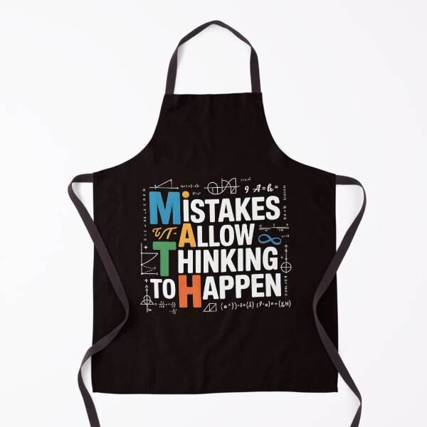 Item preview, Math Mistakes Allow Thinking To Happen – Funny Math Quote For Teachers designed and sold by Redgiant87x.