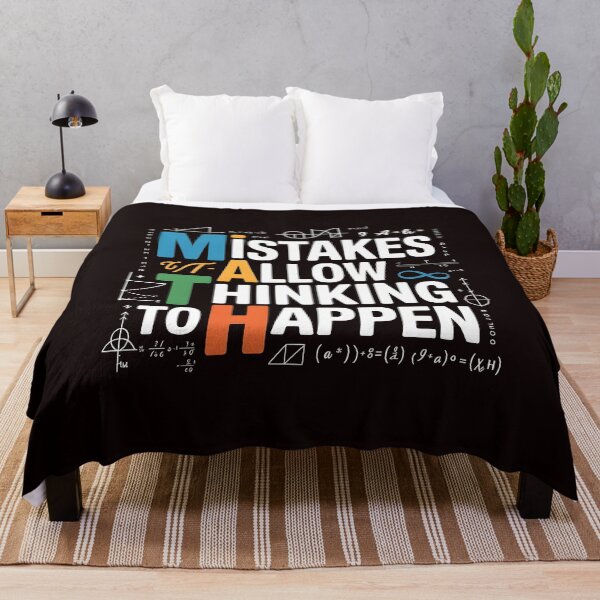 Item preview, Math Mistakes Allow Thinking To Happen – Funny Math Quote For Teachers designed and sold by Redgiant87x.