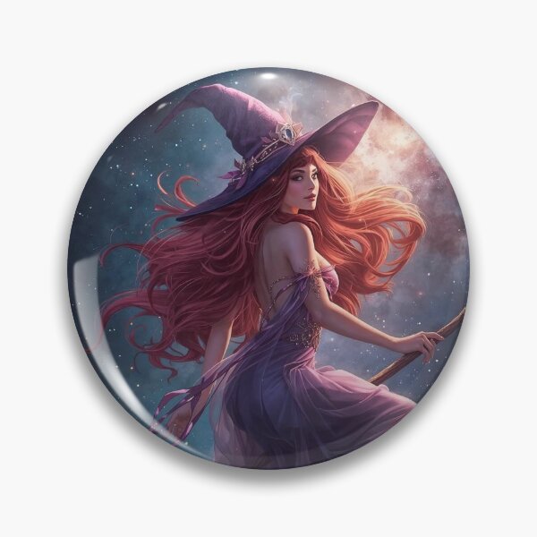 Item preview, Cosmic Flying Witch designed and sold by BlondeBalance.