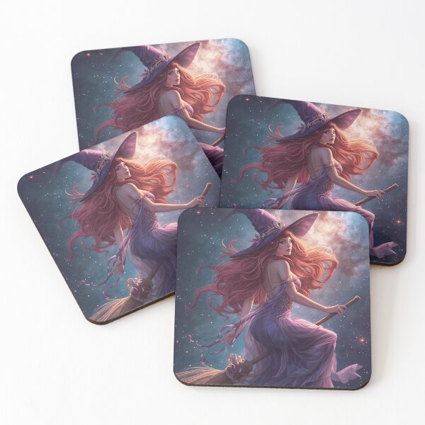 Item preview, Cosmic Flying Witch designed and sold by BlondeBalance.