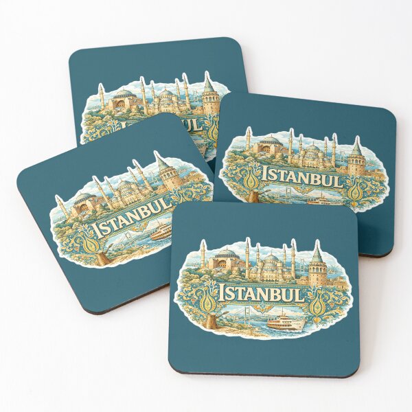 Item preview, Istanbul Art Sticker – Iconic Turkish Architecture Design designed and sold by Alice Cristalis.