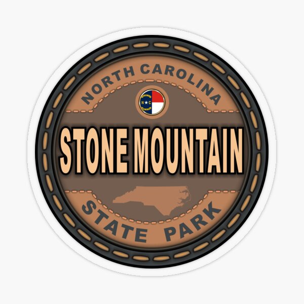 Stone Mountain State Park NC Transparent Sticker
