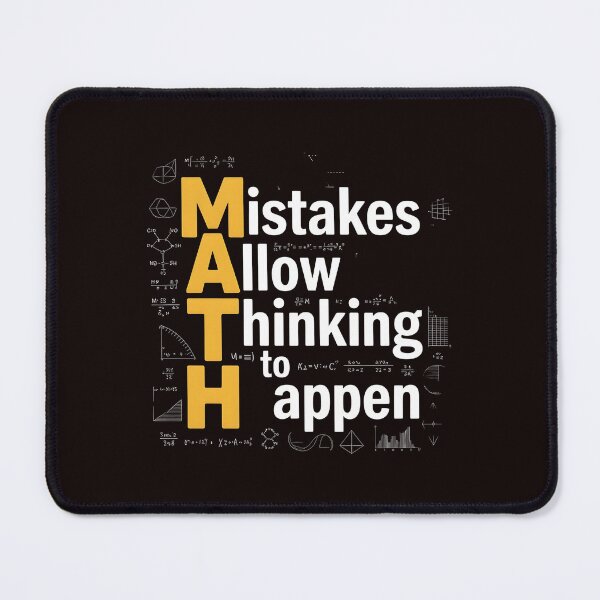 Item preview, Math Mistakes Allow Thinking To Happen – Math Lover Education Humor designed and sold by Redgiant87x.