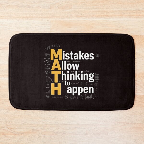 Item preview, Math Mistakes Allow Thinking To Happen – Math Lover Education Humor designed and sold by Redgiant87x.