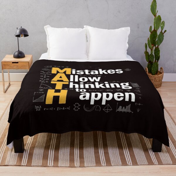 Item preview, Math Mistakes Allow Thinking To Happen – Math Lover Education Humor designed and sold by Redgiant87x.