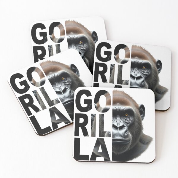 Item preview, Gorilla Portrait designed and sold by dkza.