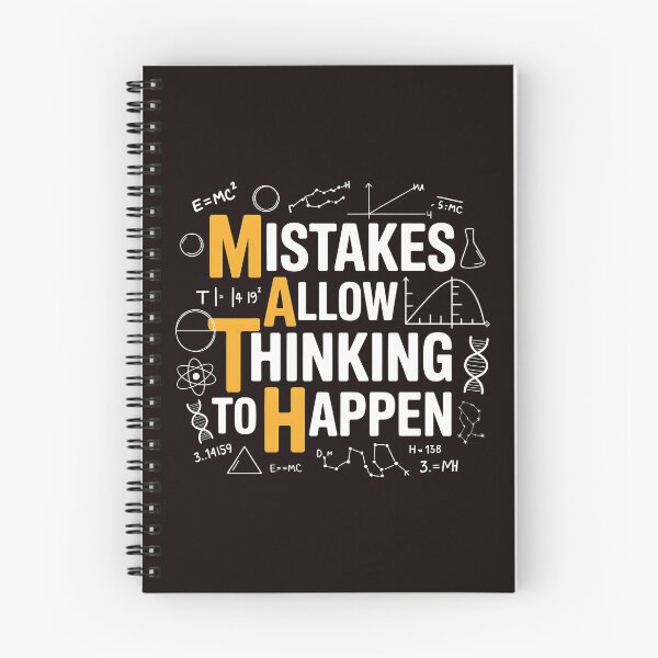 Item preview, Math Mistakes Allow Thinking To Happen – Funny Math Saying Classroom Design designed and sold by Redgiant87x.