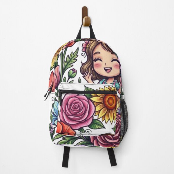 Item preview, Beautiful flowers and a cute little girl. designed and sold by PP&RAINBOW SHOP.
