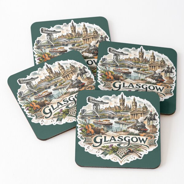 Item preview, Glasgow Scotland Travel Sticker designed and sold by Alice Cristalis.