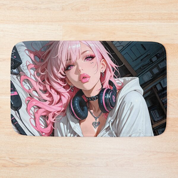 Item preview, RIPLEY: Cyber Gamer Waifu Anime Gaming Room Poster designed and sold by BorgSpareParts.