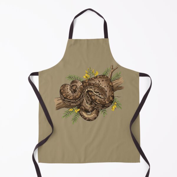 Item preview, African Rock Python with Yellow Blossoms designed and sold by BirdsnStuff.