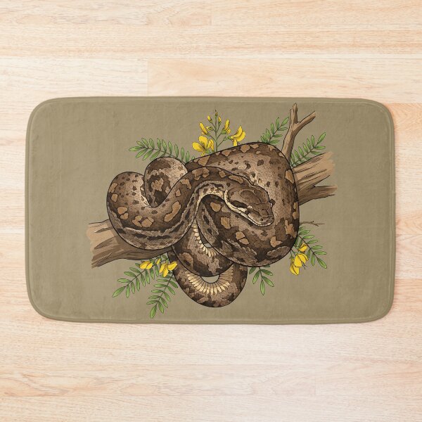 Item preview, African Rock Python with Yellow Blossoms designed and sold by BirdsnStuff.