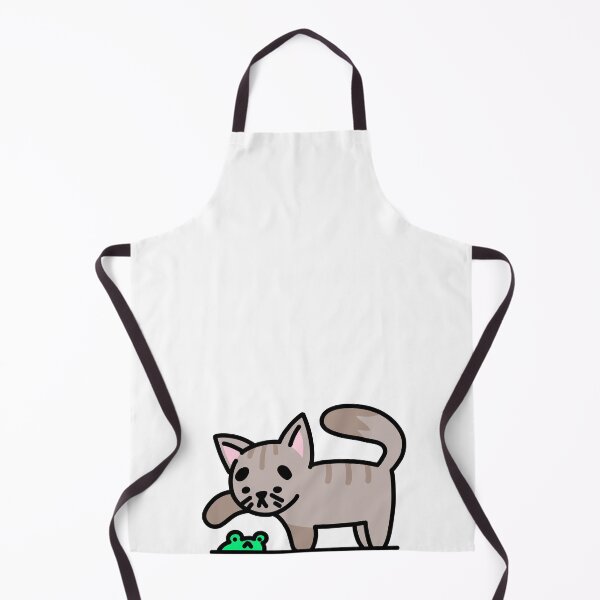 Item preview, Cat with Frog_Brown designed and sold by CalmSketch Art.