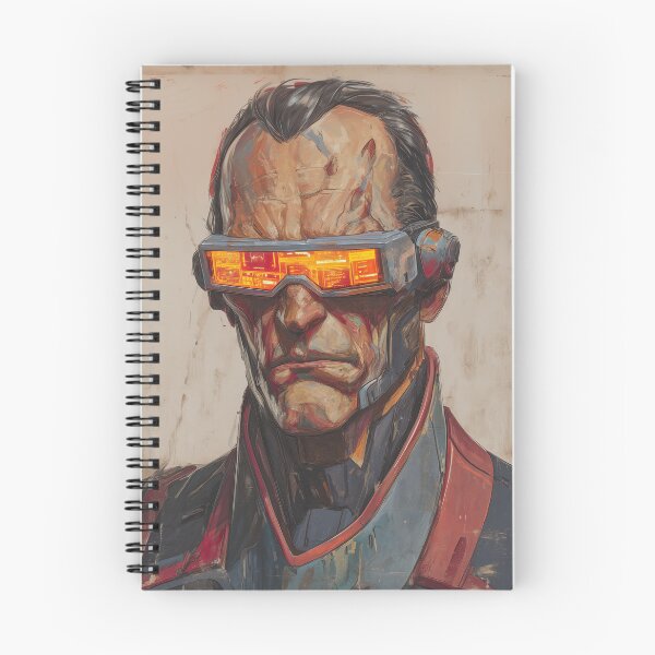 Item preview, Corporate Surveillance Officer – Cyberpunk Authority Portrait designed and sold by PlanetBPop.