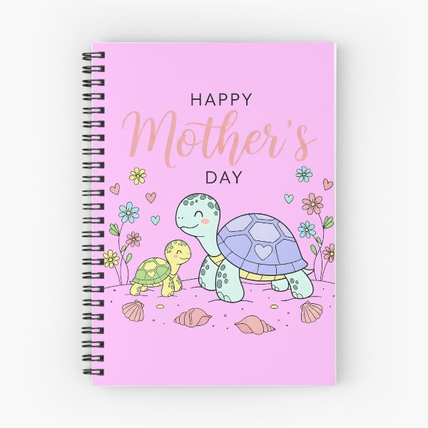 Item preview, Happy Mother’s Day – Mama and Baby Sea Turtle Illustration designed and sold by Sea Gem.