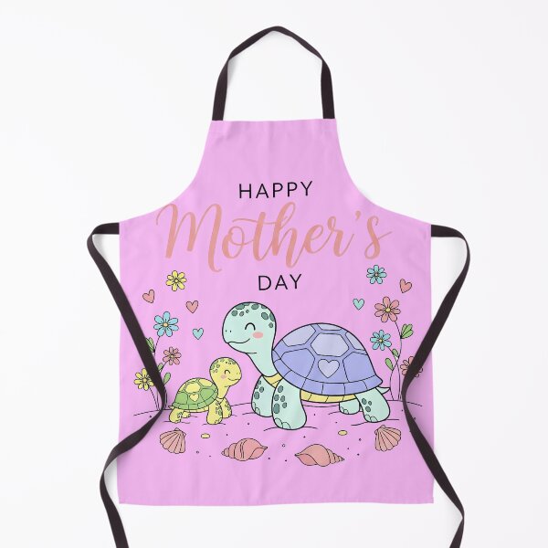 Item preview, Happy Mother’s Day – Mama and Baby Sea Turtle Illustration designed and sold by Sea Gem.